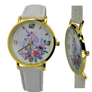 Women's Fashion Unicorn Lucky Gift Watch, 6.5mm Ultra-Thin .